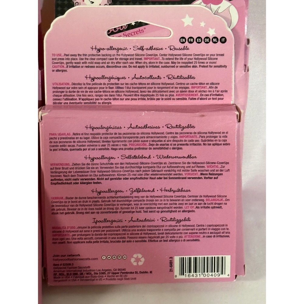 Lot of 6 Hollywood Fashion Secrets Silicone CoverUps Medium Skin Tone - Picture 4 of 7